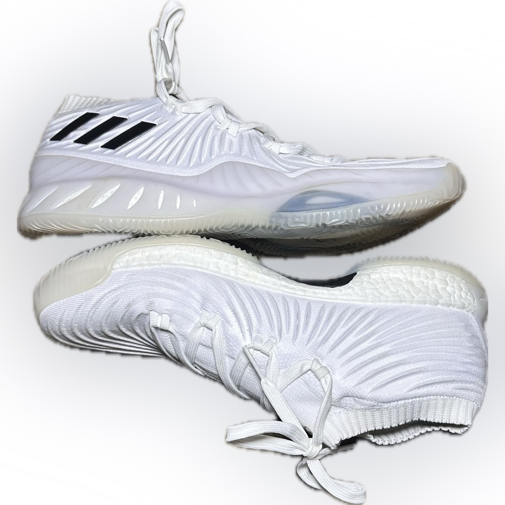 Adidas Crazy Explosive 2017 Primeknit Anti Slip Men’s White MidTop Size 14 NWOT - Picture 8 of 10